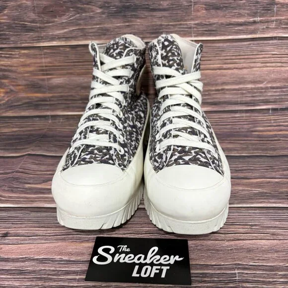 Converse Women's All Star Lugged 2.0 Jacquard High Sand Dune Shoes 10‎ - Picture 2 of 8